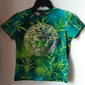 Versace Medusa Hawaiian Print Shirt